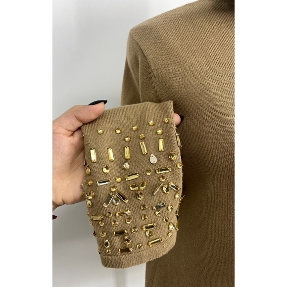 Chicos Bejeweled Long Sleeves Mock Neck Sweater - Picture 5 of 11